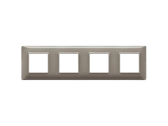VIMAR Vimar 14669.40 Placca 8M (2+2+2+2) int71 Reflex cenere