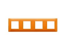 VIMAR Vimar 14669.48 Placca 8M (2+2+2+2) int71 Reflex arancio