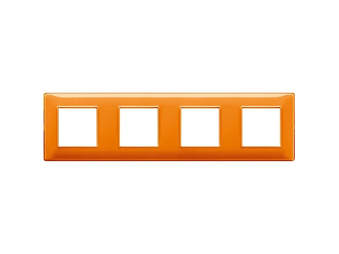 VIMAR Vimar 14669.48 Placca 8M (2+2+2+2) int71 Reflex arancio
