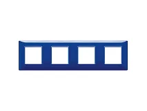 VIMAR Vimar 14669.50 Placca 8M (2+2+2+2) int71 Reflex zaffiro