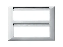 VIMAR Vimar 14690.20 Placca 14M argento opaco