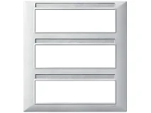 VIMAR Vimar 14691.20 Placca 21M argento opaco