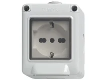 VIMAR Vimar 14902.U Plana-Contenitore IP55 2M+presa univers