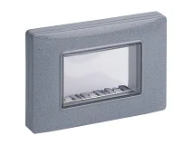 VIMAR Vimar 14943.14 Calotta IP55 3M +viti grigio granito