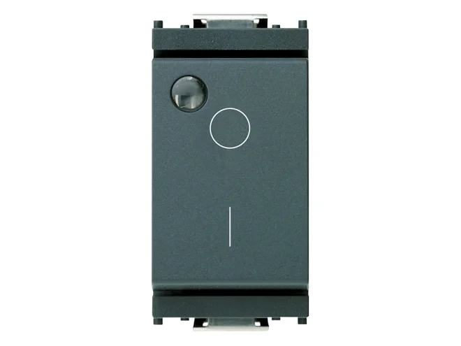 VIMAR Vimar 16036 Interruttore 2P 16AX lum.so grigio