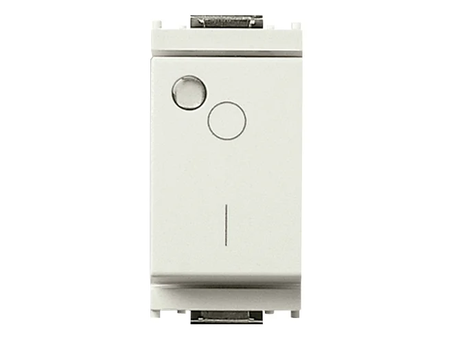 VIMAR Vimar 16036.B Interruttore 2P 16AX lum.so bianco