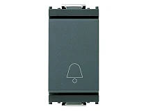 VIMAR Vimar 16080.C Pulsante 1P NO 10A campanello grigio