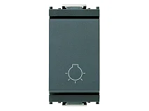 VIMAR Vimar 16081 Pulsante 1P NO 10A luce grigio