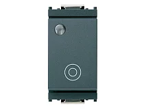 VIMAR Vimar 16090 Pulsante 1PNO 10A generico lum.so grigio