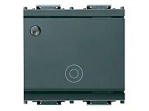VIMAR Vimar 16090.M Pulsante 1P NO 10A gen. lum.so 2M grigio