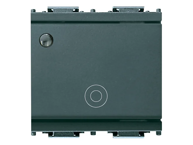 VIMAR Vimar 16090.M Pulsante 1P NO 10A gen. lum.so 2M grigio