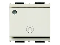 VIMAR Vimar 16090.M.B Pulsante 1P NO 10A gen. lum.so 2M bianco