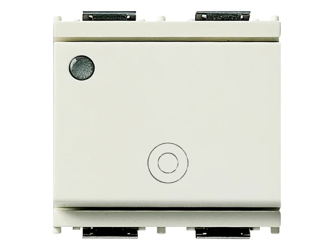 VIMAR Vimar 16090.M.B Pulsante 1P NO 10A gen. lum.so 2M bianco