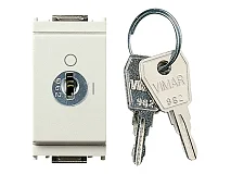 VIMAR Vimar 16165.B Interruttore 2P 16(3)A +chiave bianco