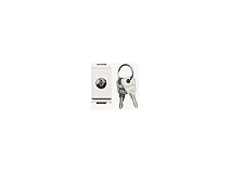 VIMAR Vimar 16180.CU.B Pulsante 1P NO 16A +chiave unif. bianco