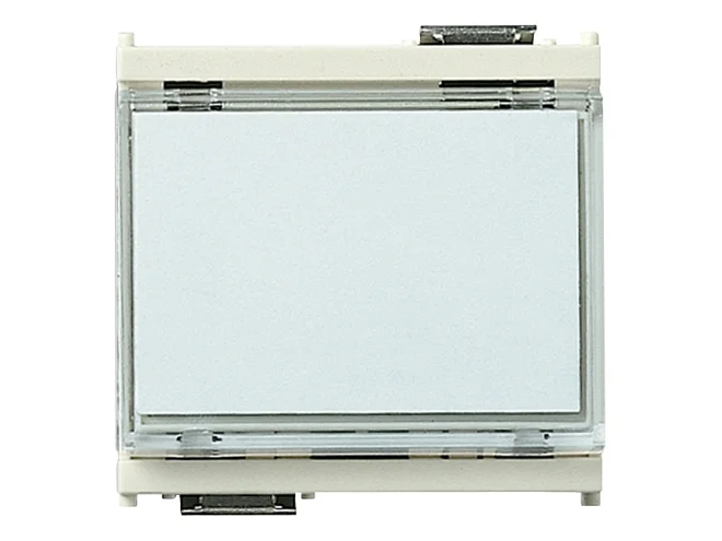 VIMAR Vimar 16190.B Pulsante targh. 1P NO 10A 12-24V bianco