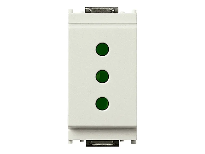 VIMAR Vimar 16201.B Presa 2P+T 10A P11 bianco