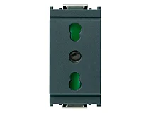 VIMAR Vimar 16203 Presa 2P+T 16A P17/11 grigio