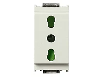 VIMAR Vimar 16203.B Presa 2P+T 16A P17/11 bianco