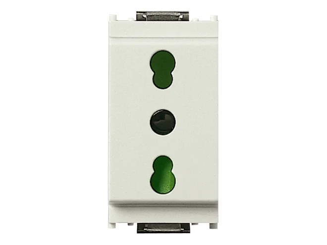 VIMAR Vimar 16203.B Presa 2P+T 16A P17/11 bianco