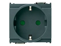 VIMAR Vimar 16208 Presa SICURY 2P+T 16A tedesco grigio