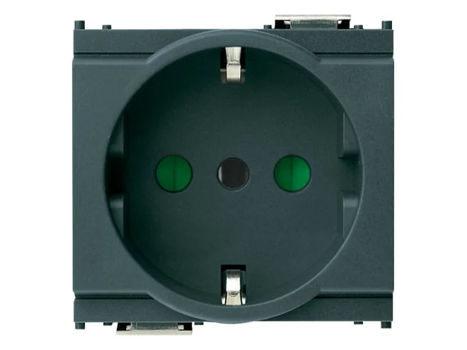 VIMAR Vimar 16209 Presa 2P+T 16A P30 grigio