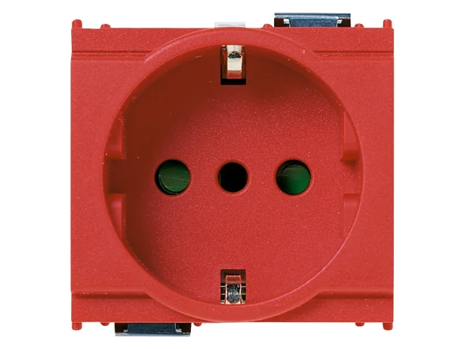 VIMAR Vimar 16209.R Presa 2P+T 16A P30 rosso