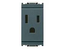 VIMAR Vimar 16245 Presa 2P+T 15A USA+SASO grigio