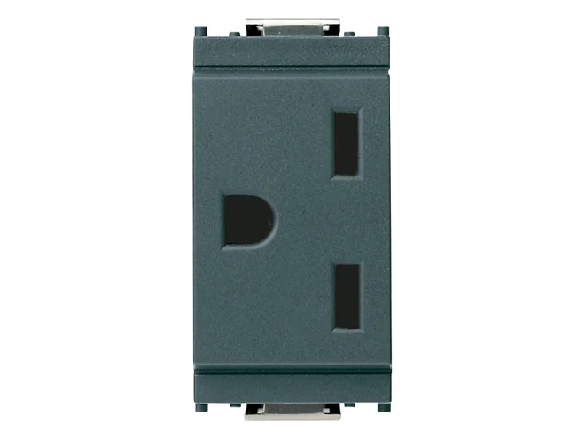 VIMAR Vimar 16247 Presa 2P+T 15A americano grigio