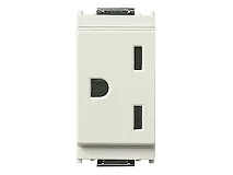 VIMAR Vimar 16247.B Presa 2P+T 15A americano bianco