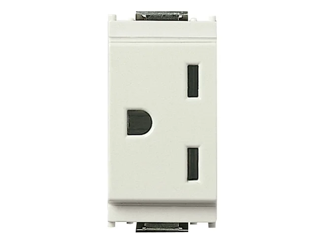 VIMAR Vimar 16247.B Presa 2P+T 15A americano bianco