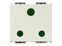 VIMAR Vimar 16258.B Presa SICURY 2P+T 16A inglese bianco