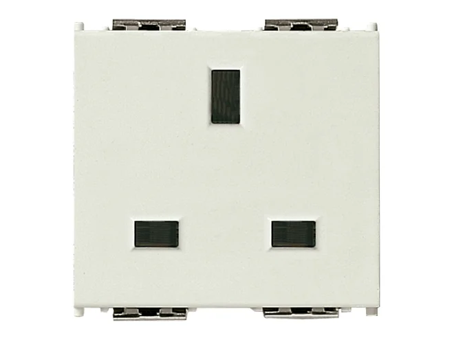 VIMAR Vimar 16260.B Presa SICURY 2P+T 13A inglese bianco