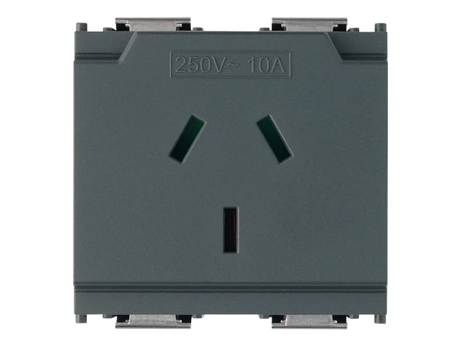 VIMAR Vimar 16261 Presa SICURY 2P+T 10A Australia grigio