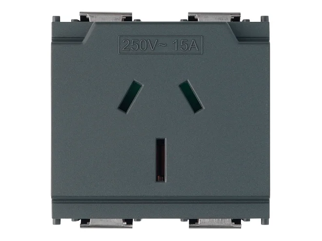 VIMAR Vimar 16262 Presa SICURY 2P+T 15A Australia grigio