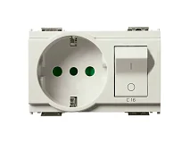 VIMAR Vimar 16276.B Presa 2P+T 16A P30 intb+MT C16 bianco