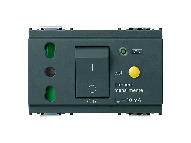 VIMAR Vimar 16283 Presa 2P+T 16A P17/11 intb+MTDiff C16 g