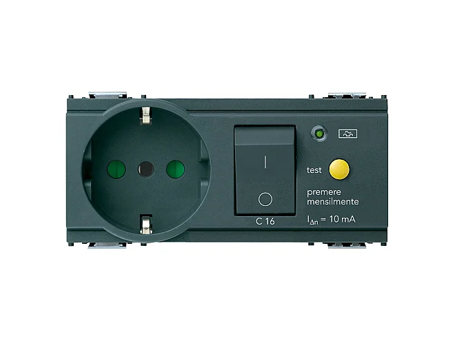 VIMAR Vimar 16286 Presa 2P+T 16A P30 intb+MTDiff C16 g