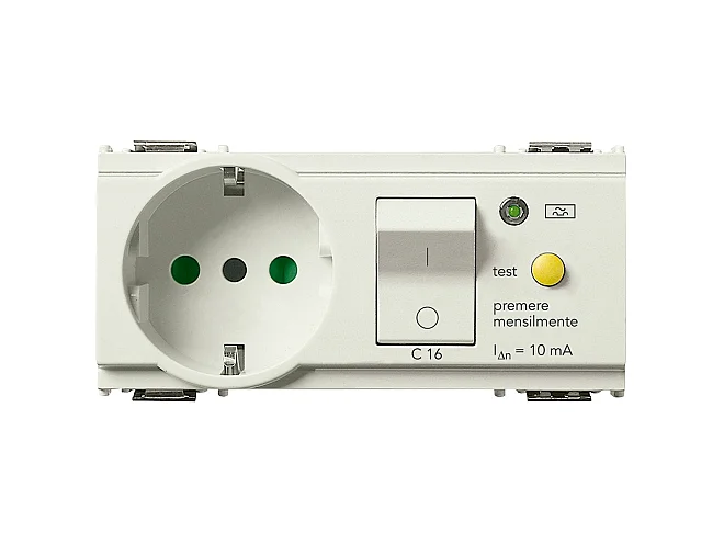 VIMAR Vimar 16286.B Presa 2P+T 16A P30 intb+MTDiff C16 b