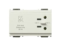 VIMAR Vimar 16290.B Presa per rasoio 230V bianco