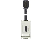 VIMAR Vimar 16334.H.B Presa HDMI 2.1b con cavo 90° bianco