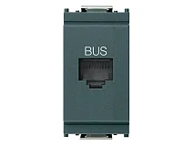 VIMAR Vimar 16339 Presa RJ11 speciale per BUS grigio