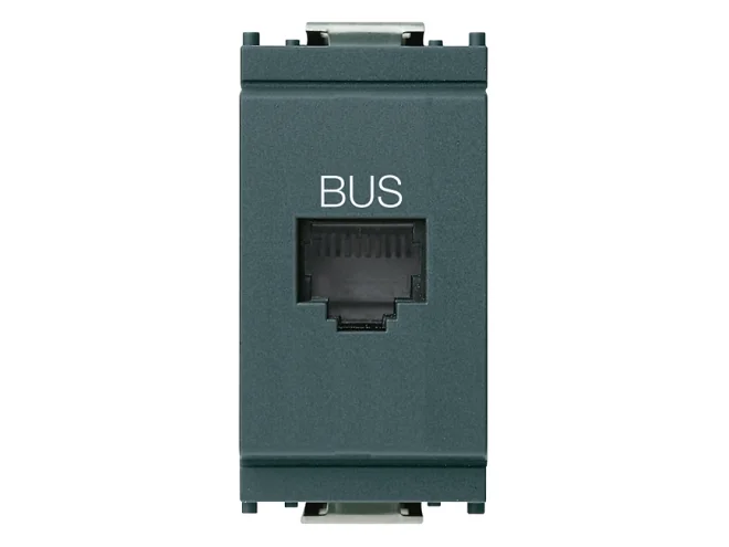 VIMAR Vimar 16339 Presa RJ11 speciale per BUS grigio