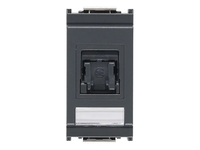 VIMAR Vimar 16357 Presa RJ45 3M Cat5e UTP grigio