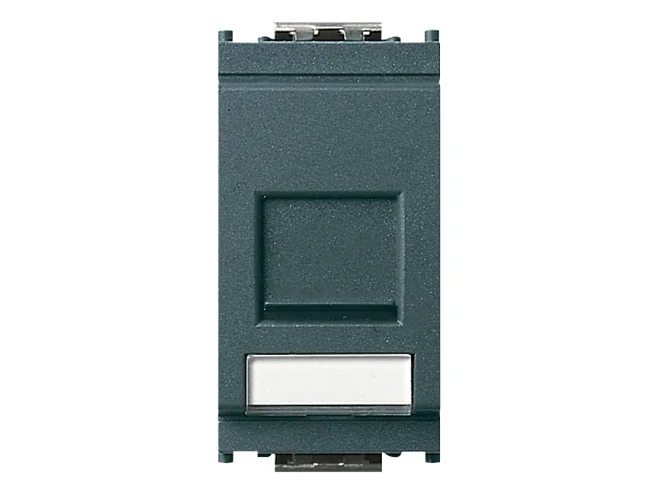 VIMAR Vimar 16358.8 Presa RJ45 Netsafe Cat5e UTP grigio