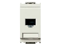 VIMAR Vimar 16359.4.B Presa RJ45 Netsafe Cat5e UTP 110 bianco