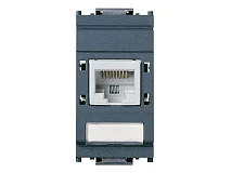 VIMAR Vimar 16365.1 Presa RJ45 R&M Cat5e UTP grigio