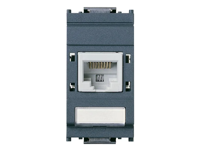 VIMAR Vimar 16365.1 Presa RJ45 R&M Cat5e UTP grigio