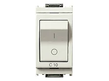 VIMAR Vimar 16505.10.B Interruttore MT 1P+N C10 120-230V bianco