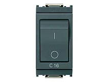 VIMAR Vimar 16505.16 Interruttore MT 1P+N C16 120-230V grigio